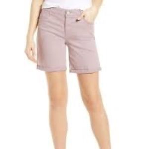 FCAE.Wit & Wisdom 'Ab'Solution Stretch Twill Shorts in Smtw-Smokey Twilight